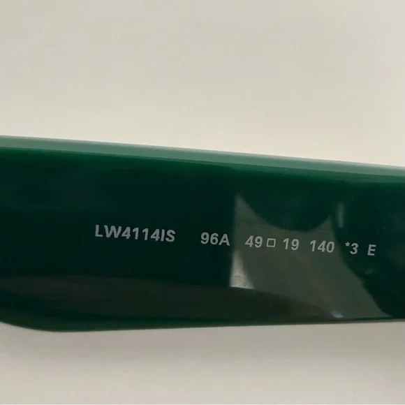 NEW!!! Loewe green sunglasses with crystals LW4114IS 96A Authentic - Picture 4 of 7